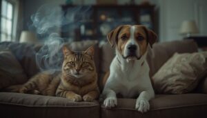 Rauchen und Haustiere: Gefahr für Hund und Katze
