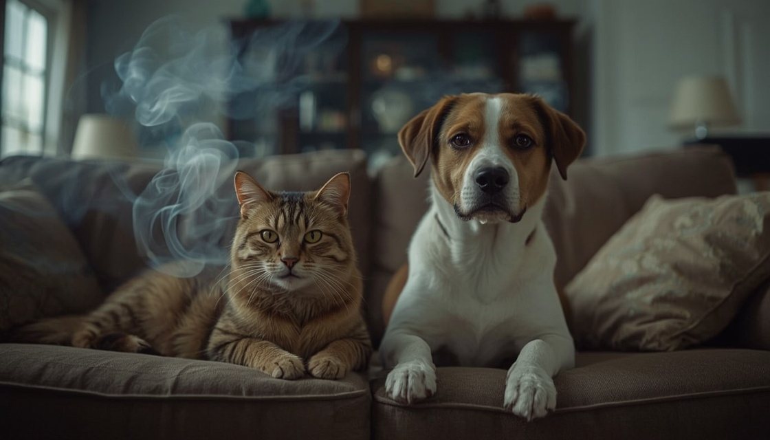 Rauchen und Haustiere: Gefahr für Hund und Katze